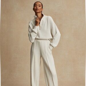 Varley double soft wide leg pants size M